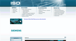 Desktop Screenshot of isd-iberica.com