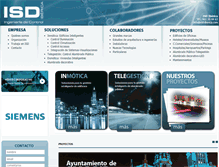 Tablet Screenshot of isd-iberica.com
